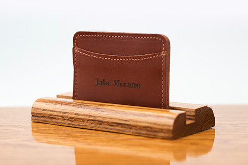 3 Pocket Card Case Chestnut Bridle