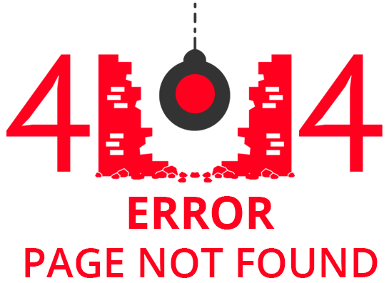 404 Error - Página no encontrada