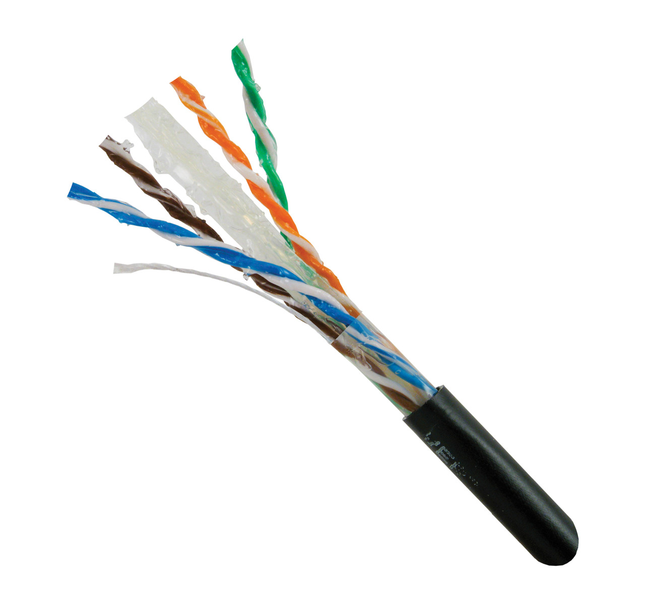 Cat6 Direct Burial Gel 1000ft, Black - 069-560/CMXF | BLVS
