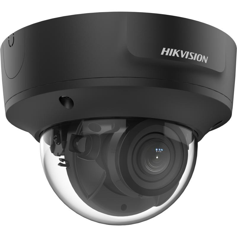 4MP AcuSense Motorized Varifocal Dome Network Camera - Black - DS