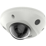 4MP AcuSense Built-in Mic Fixed Mini Dome Network Camera 2.8mm Fixed Lens - White - DS-2CD2543G2-IS 2.8mm