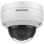 8MP AcuSense Vandal Fixed Dome 4mm Fixed Lens Network Camera, Built-In Microphone - White - DS-2CD2183G2-IU 4mm-OLD