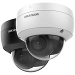 4MP AcuSense Fixed Dome 2.8mm Fixed Lens Network Camera, Built-In Microphone - Black - DS-2CD2143G2-IU 2.8mm (B)