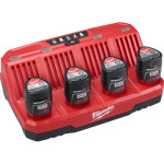 M12™ Four Bay Sequential Charger - 48-59-1204