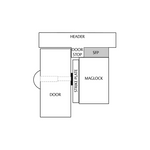 SFP Stop Filler Plate-SFP-5/8BK-12 - SFP-5/8BK-12