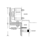 Z Brackets for Magnetic Locks-ZA-82SS - ZA-82SS