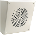 Self-Amplified Metal Box Speaker, Off White - AMBSQ1