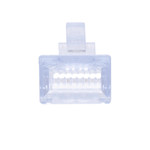 EZ-RJ45 Pass-Through RJ45 Connectors, Unshielded CAT5/5E - 100pcs in Jar - 202003J