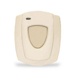 Single Button Water Resistant Pendant, Beige - EN1223S