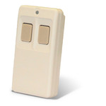 Double Pendant Necklace Pendant, Beige - EN1233D