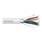 Genesis 22/6 Stranded Plenum Multiconductor Shielded Cable - Pull Box, 500ft, Natural - 32065512