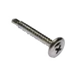8 X 1-5/8 Phillips Wafer Head Drywall Screw Fine Thread Self Drilling Point Zinc, 100PK - JWDS6C