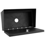 Landscape Steel Housing, 14 x 8in, Black - Lando-CS-14x8-E