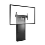 Large Fusion® Dynamic Height Adjustable Floor Support, Black - LFD1U