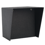 Square Steel Housing, 6 x 6in, Black - MC-CS-06-E