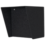 Square Steel Housing, 6 x 6in, Black - MC-CS-06-E