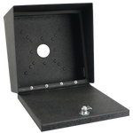 Square Steel Housing, 10 x 10in, Black - MC-CS-10-E