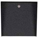 Square Steel Housing, 10 x 10in, Black - MC-CS-10-E