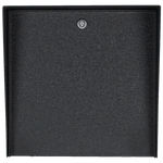 Square Steel Housing, 12 x 12in, Black - MC-CS-12-E