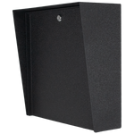 Square Steel Housing, 16x16x6, Black - MC-CS-16-E