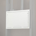 In-Wall Storage Box with Flange and Cover, White - PAC525FCW