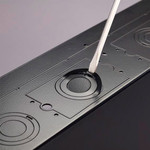 In-Wall Storage Box with Flange and Cover, White - PAC525FCW