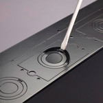 Large In-Wall Storage Box with White Flange, White - PAC526FW