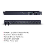 Switched ATS PDU (15A 100 to 120 VAC) - PDU44001