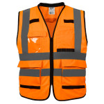 Class 2 High Visibility Orange Performance Safety Vest - S/M (48-73-5051)