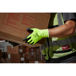 High Visibility Cut Level 1 Polyurethane Dipped Gloves - XL (48-73-8913)