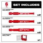 Milwaukee® Diamond Max™ Hole Saw Bit Set - 6PC (49-56-0550)