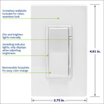 Decora Smart® Z-Wave® 800 Series 600W Dimmer, White - ZW6HD-1RW