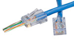 EZ-RJ45 Pass-Through RJ45 Connectors, Unshielded CAT6 - 50pcs with 50 Strain-Reliefs in Jar - 202016J