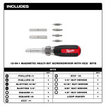 13-in-1 Magnetic Multi-Bit Screwdriver - 48-22-2917