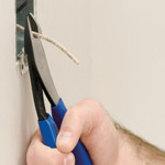Diagonal Cutting Pliers, Angled Head, 8-Inch - D2000-48