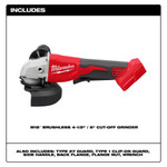 M18™ Brushless 4-1/2in / 5in Cut-Off Grinder, Paddle Switch - 2686-20