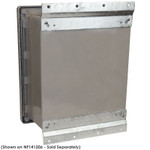 Fiberglass Weatherproof Vented NEMA Enclosure with Dual Cooling Fan - NMFS-300