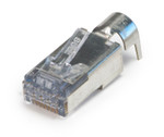 ezEX-RJ45(44) Pass-Through RJ45 Connectors, CAT6 Shielded with External Ground - 25pcs in Clamshell - 100025C ezEX-RJ45(44) Pass-Through RJ45 Connectors, CAT6 Shielded with External Ground - 25pcs in Clamshell - 100025C