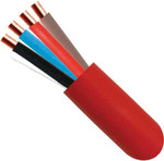 16/4 Fire Alarm Cable FPLR 1000ft,Red - 216-164/R/RD