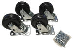 Heavy Duty Locking Casters, 4 Pack - 1425BHLOCK