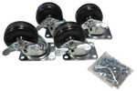Heavy Duty Locking Casters, 4 Pack - 1425BHLOCK