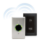 Touchless Switch with Built-In Door Control, Double Gang Faceplate - CM-332/41W