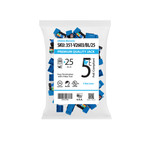 CAT5E DataGrade KeystoneJack Blue, 25 Pack - 351-V2603/BL/25