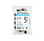 CAT5E DataGrade Keystone Jack White 25 Pack - 351-V2610/WH/25