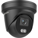 4MP ColorVu 2.8mm Fixed Turret Network Camera, Black - DS-2CD2347G2-LU 2.8MM BLACK - DS-2CD2347G2-LU 2.8mm BK