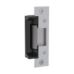 12/24VDC Electric Strike with Faceplate, Satin Stainless Steel - 5000C-12/24D-630