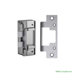 Electric Strike Kit for Latchbolt Locks, Satin Stainless Steel - 8000C-12/24D-630