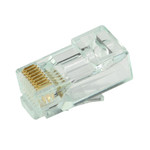 Cat6 Unshielded Pass-Through RJ45 Modular Plugs, 100pc - S45-1600 - SIMPLY45-CAT6