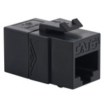 CAT6A RJ45 Keystone Coupler for HD Style - Black, Single IC107C6ABK