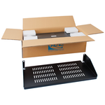 Single Vented 2RMS Rack Shelf 10in - 2PK - ICCMSRSVC1